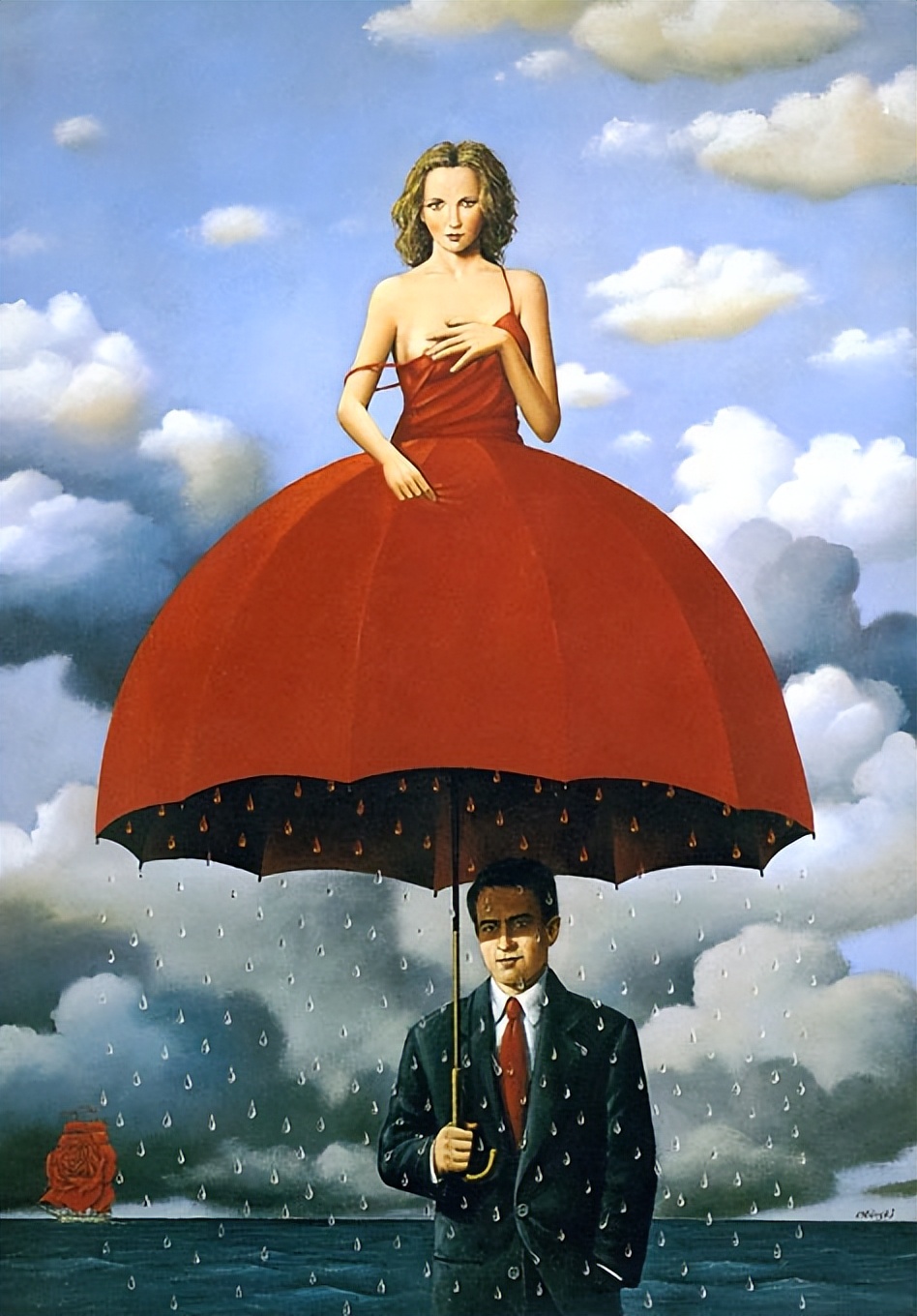 一组超乎想象的超现实主义绘画︱rafal olbinski