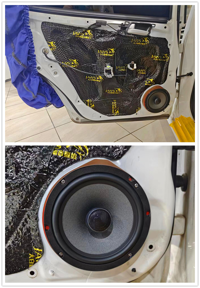 南昌本田杰德汽车音响改装惠威c1800两分频喇叭改装方案