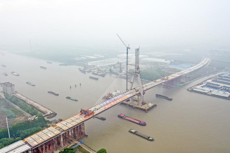 上海昆阳路越江大桥主桥合龙,通车后闵行到奉贤仅需五分钟