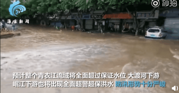 |紧急！乐山大佛脚趾头被洪水漫过，九寨沟景区关闭……这些画面让人揪心