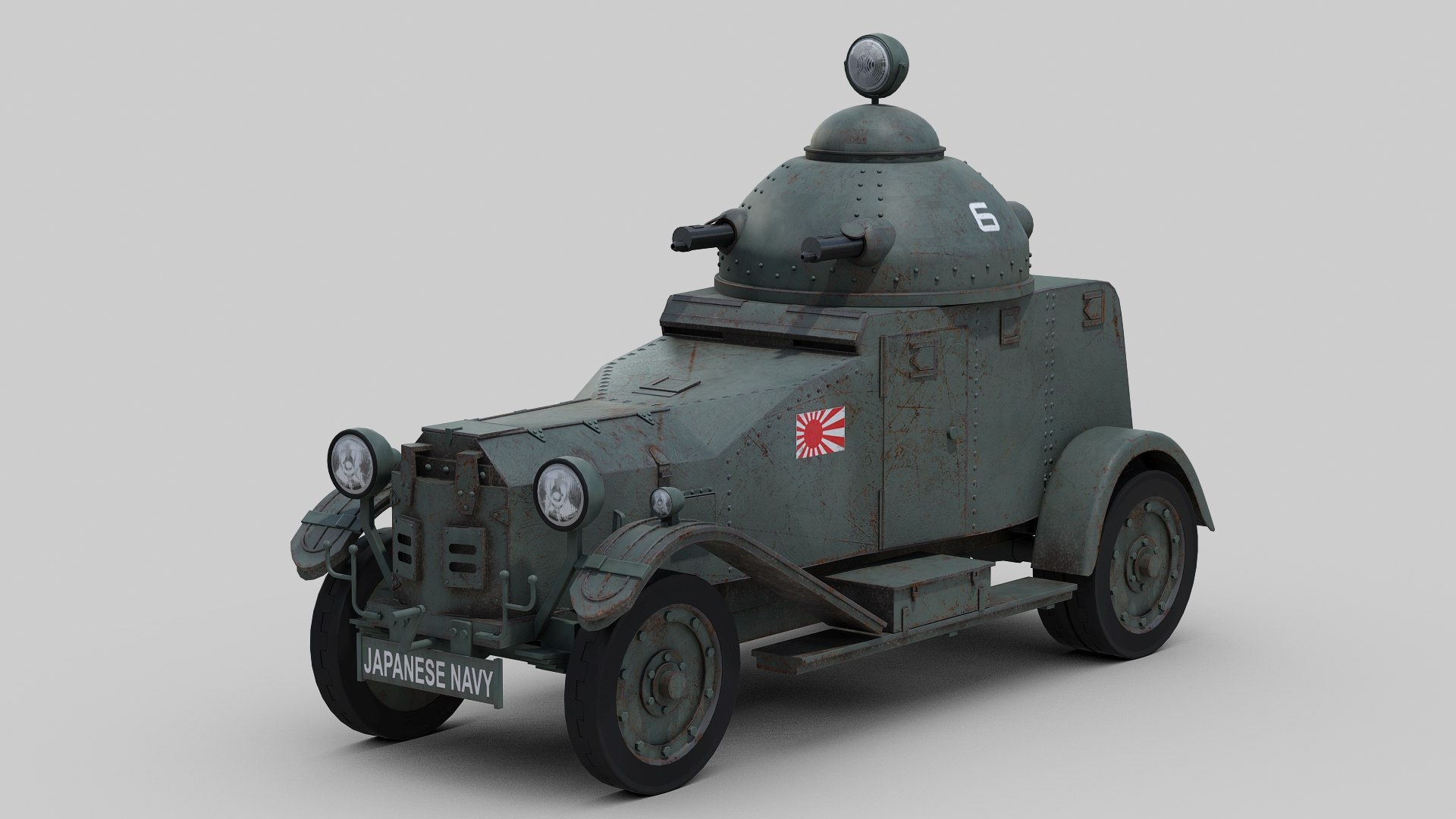 二战日本type 87 crossley(克罗斯利)装甲车辆