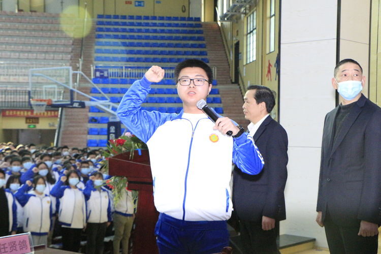 坚定不移强基础,激扬青春赢高考-2022衡阳县一中高考百日动员