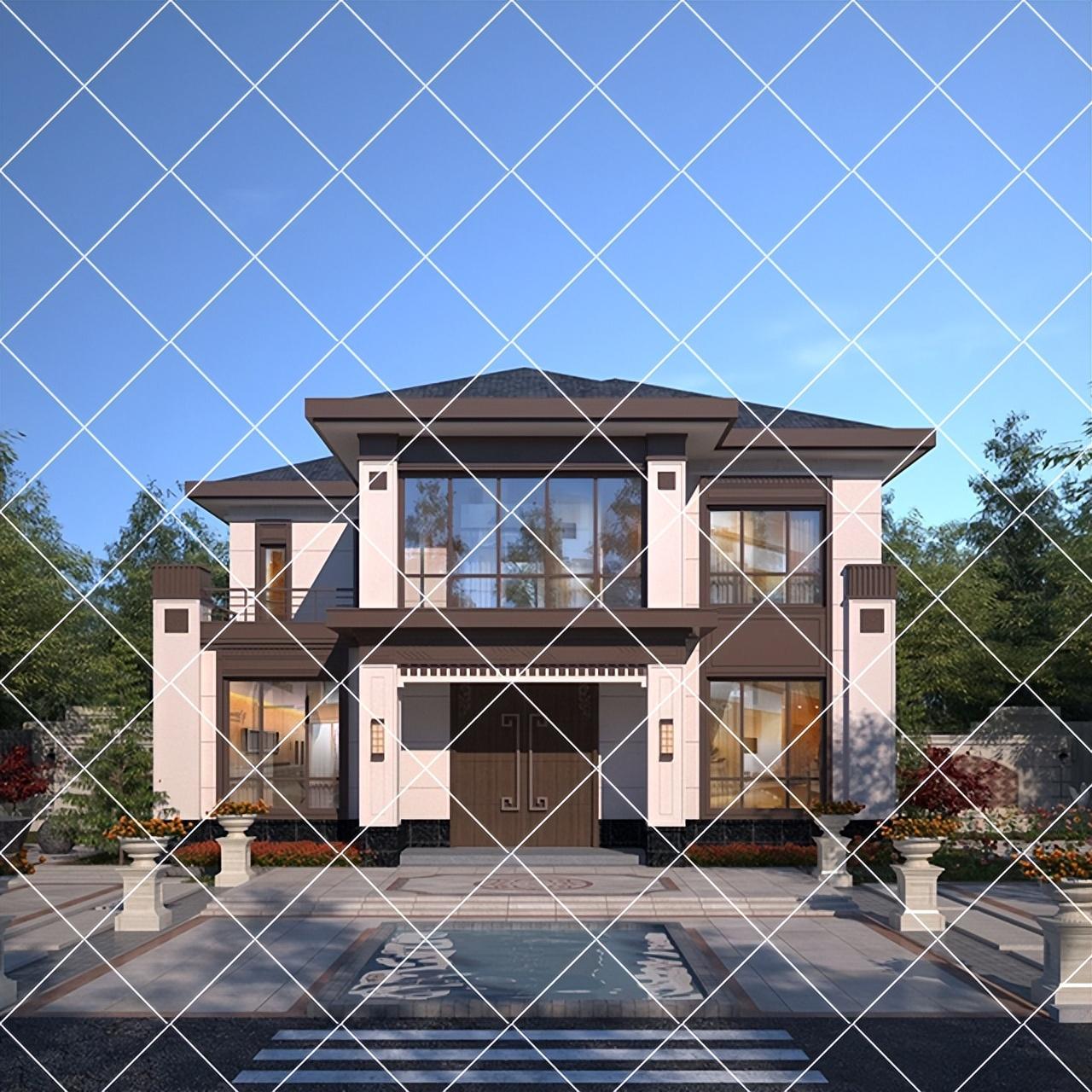 30套爆款新中式农村自建房别墅,在农村火了3年,哪套最得你欢心