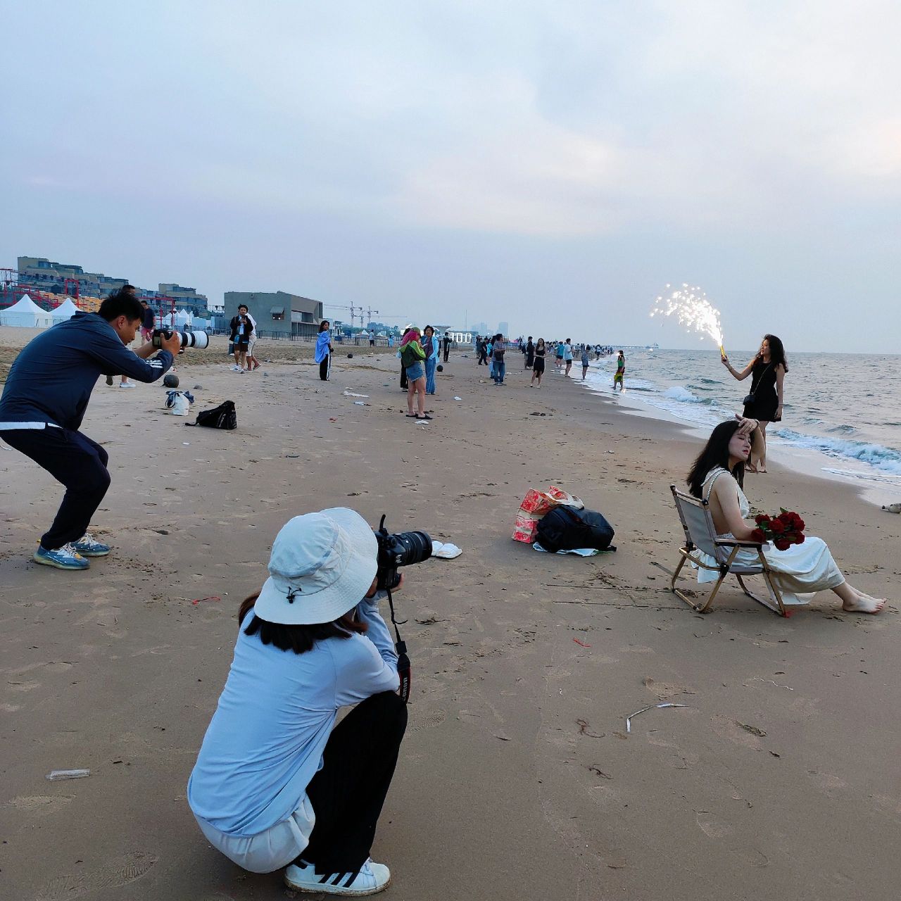带你还原一个真实的阿那亚清晨 7915天气:多云转晴 日出时间:4点