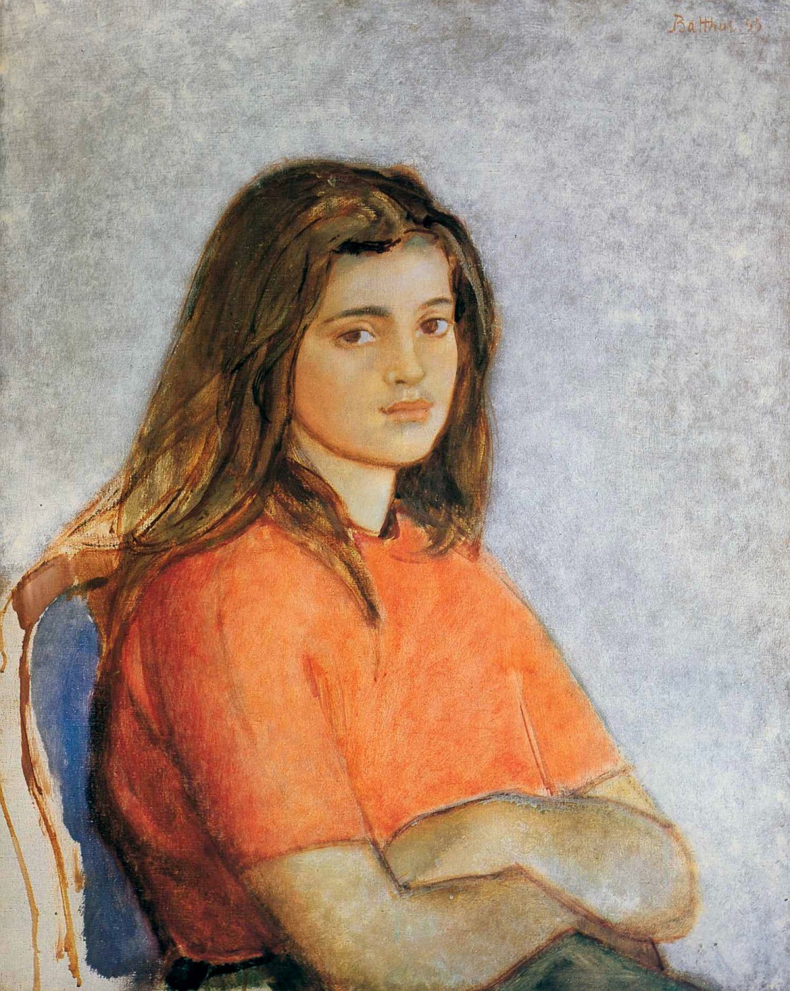 法国具象油画大师巴尔蒂斯人物油画|艺术名画