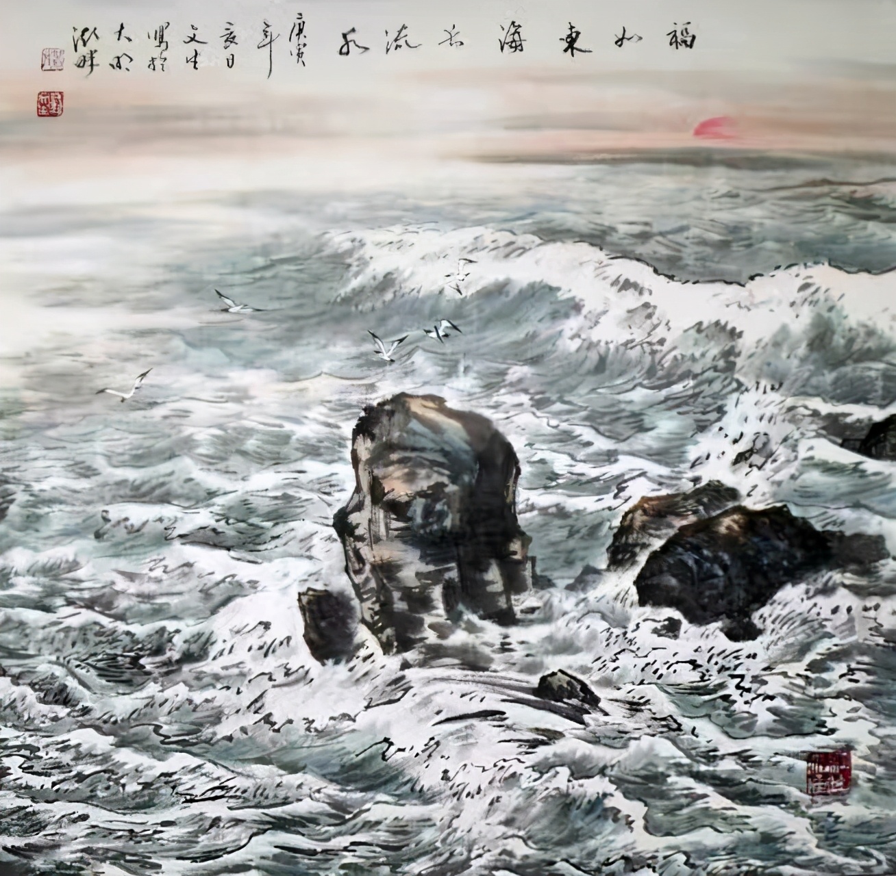 书画名家,丹青献礼建党百周年——刘文生作品欣赏