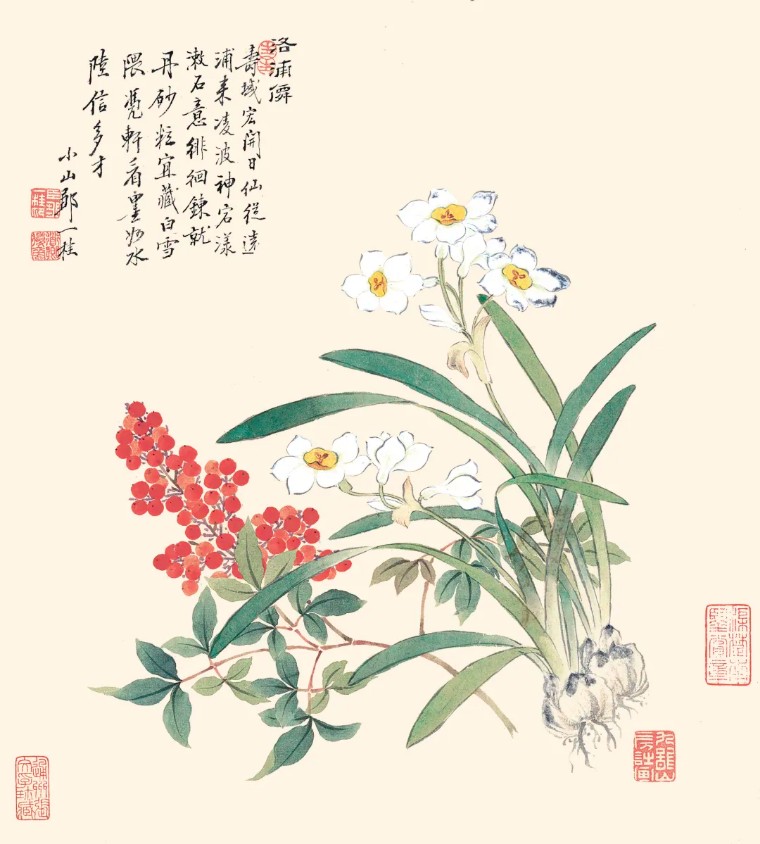 春日花正浓快来古画里赏花吧