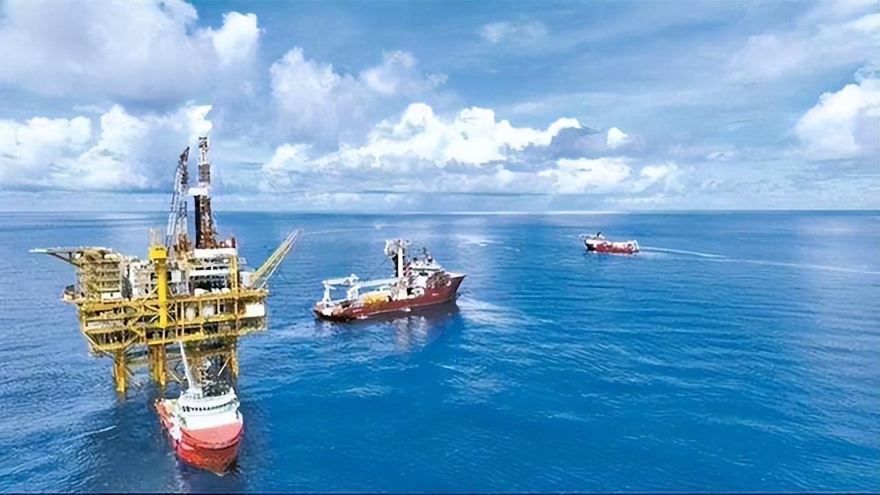 中国海上石油的开采
