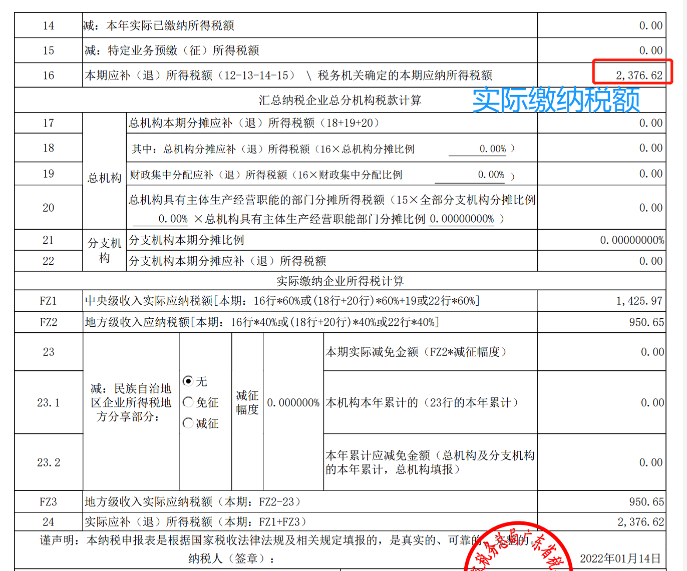 企业所得税怎么征收图片