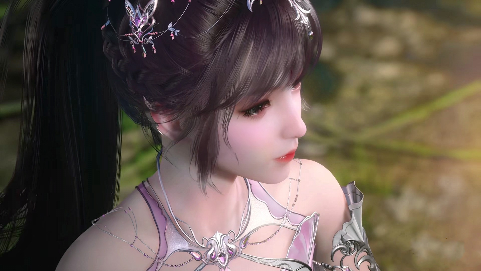 香肩玉足太精致!小舞新模凹凸有致,桃花脸搭拉丝眼神谁顶得住