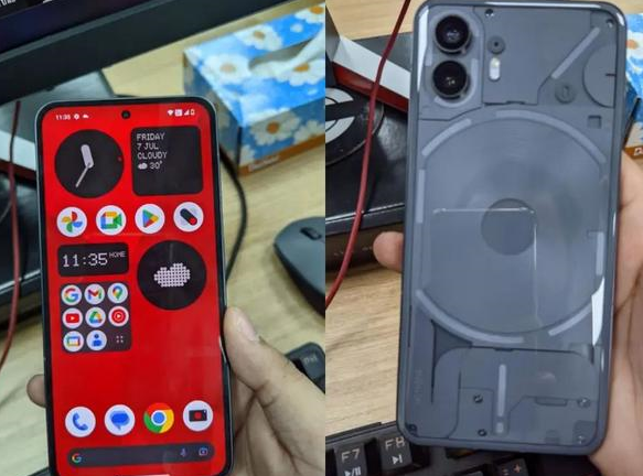 nophone真机图曝光:延续透明后盖设计,搭载骁龙8
