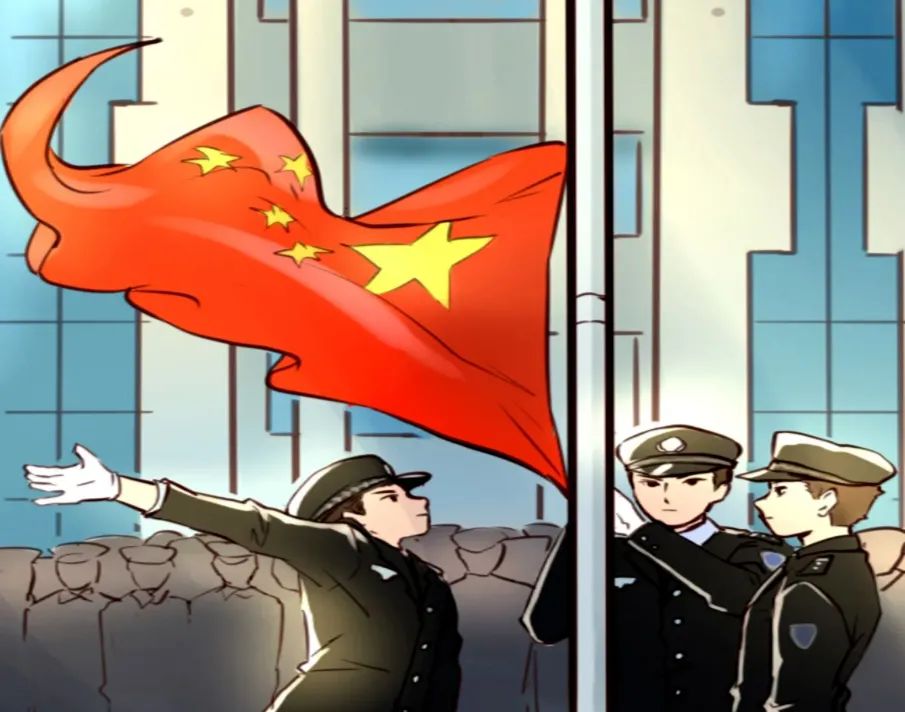 【用坚守祝福祖国】当戒毒人民警察遇上"中国红"---张家口市强制隔离
