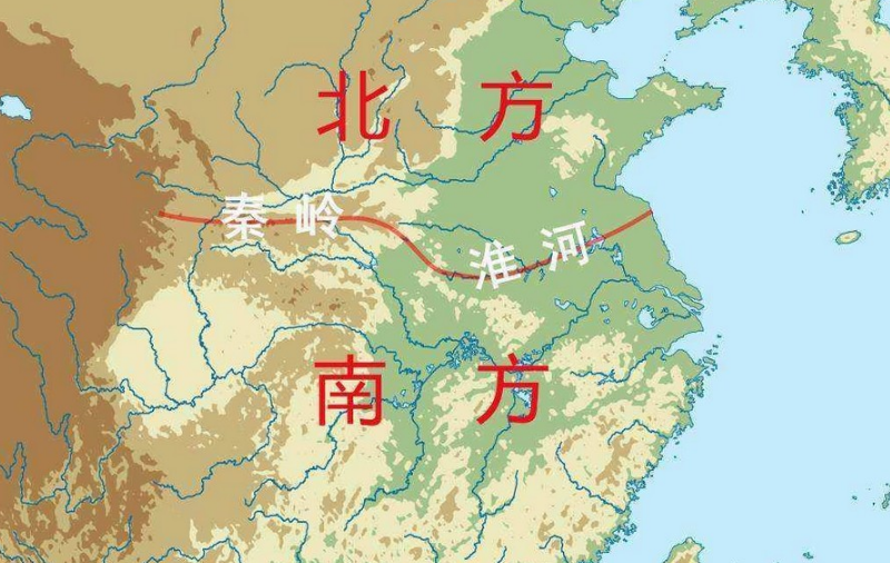 秦岭山脉 地形图图片