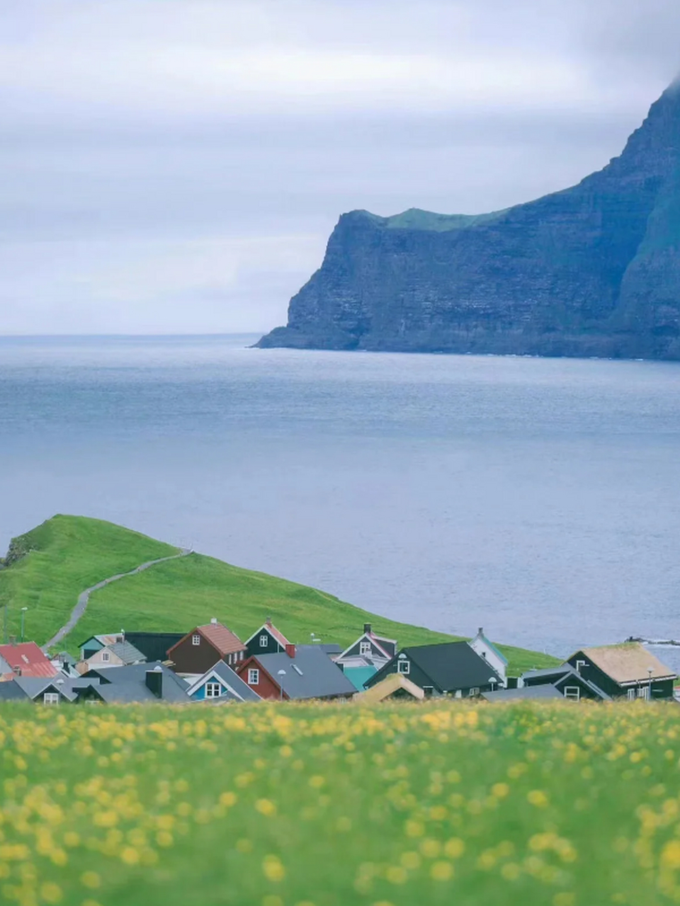 丹麦法罗群岛foroyar的美丽风光  法罗群岛,这片远离丹麦本土的领地
