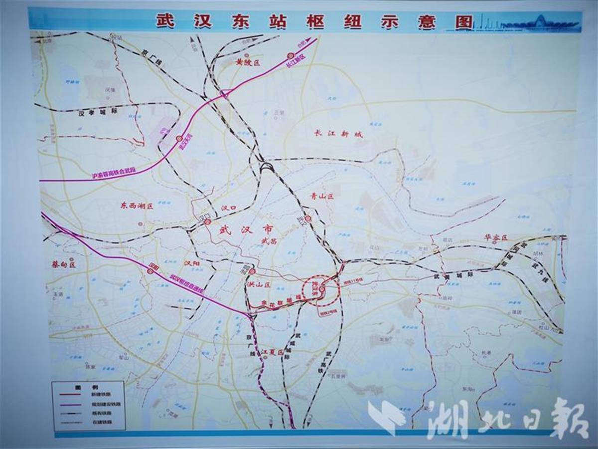 武汉铁路局集团公司相关负责人介绍,该站建成开通后,将在跨线路网中