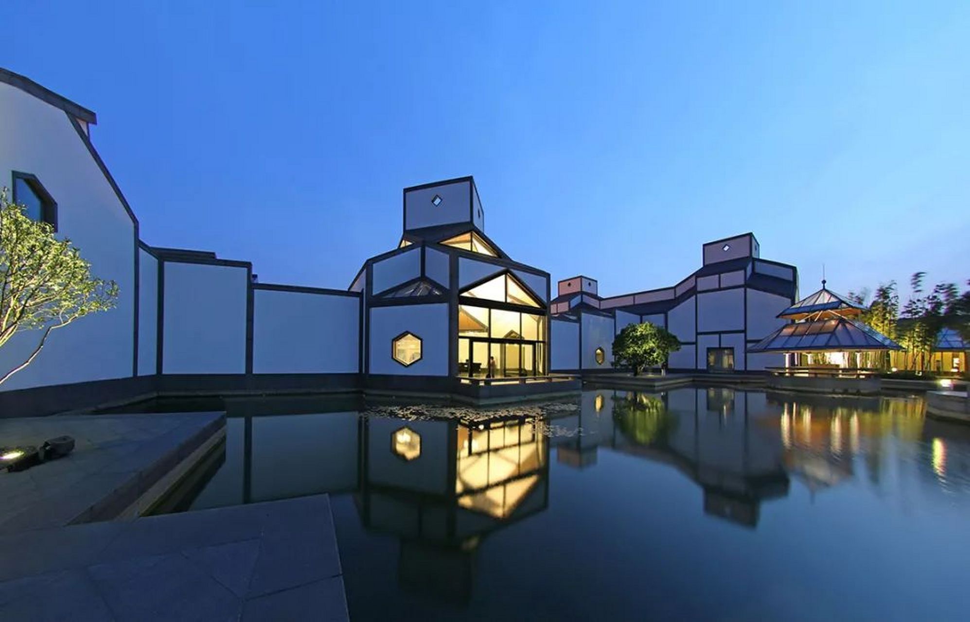 苏州博物馆新馆鸟瞰图片