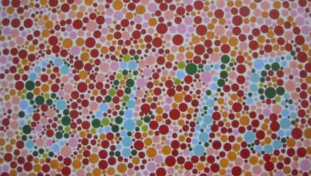 难度六颗星的4张色盲测试图!大佬只看清3个,最后一张有几个数?