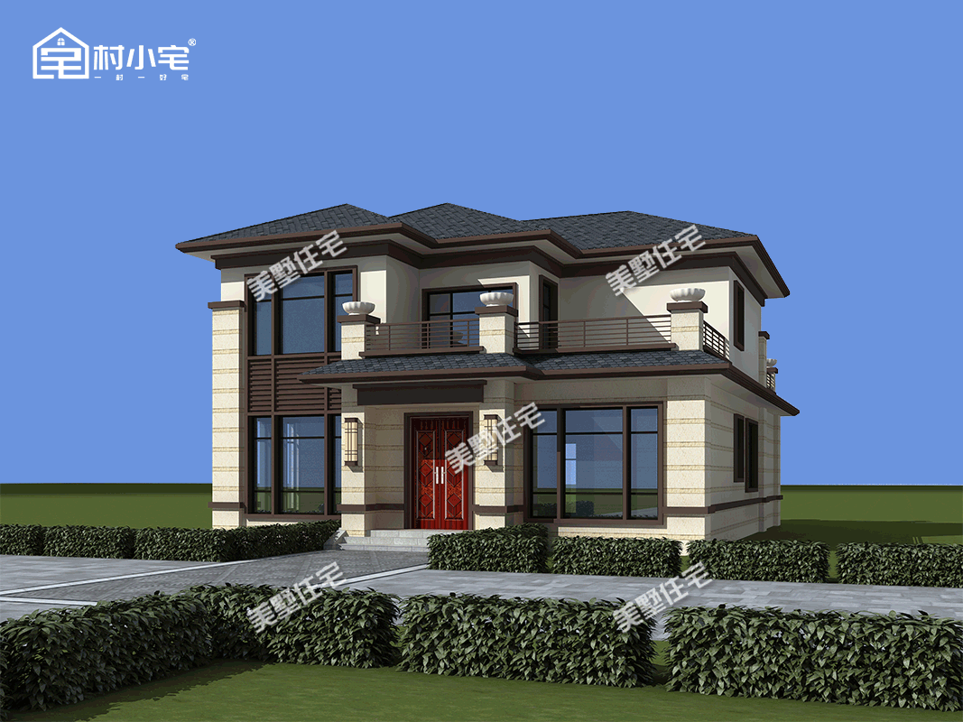 造价35万新中式美墅,6间卧室 茶歇 超大露台,坐看庭前花开花落