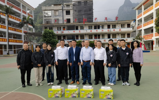 段鹏校长,马贵生副书记一行赴广西都安县开展乡村振兴工作调研