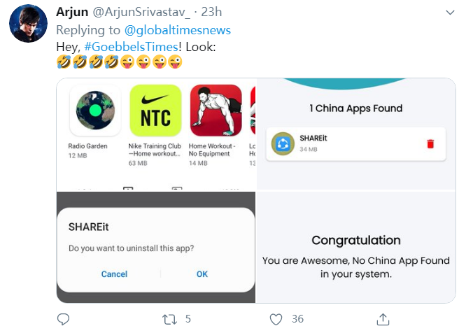 推荐谷歌商店下架印度“反华APP＂ ，印度网民激动了！