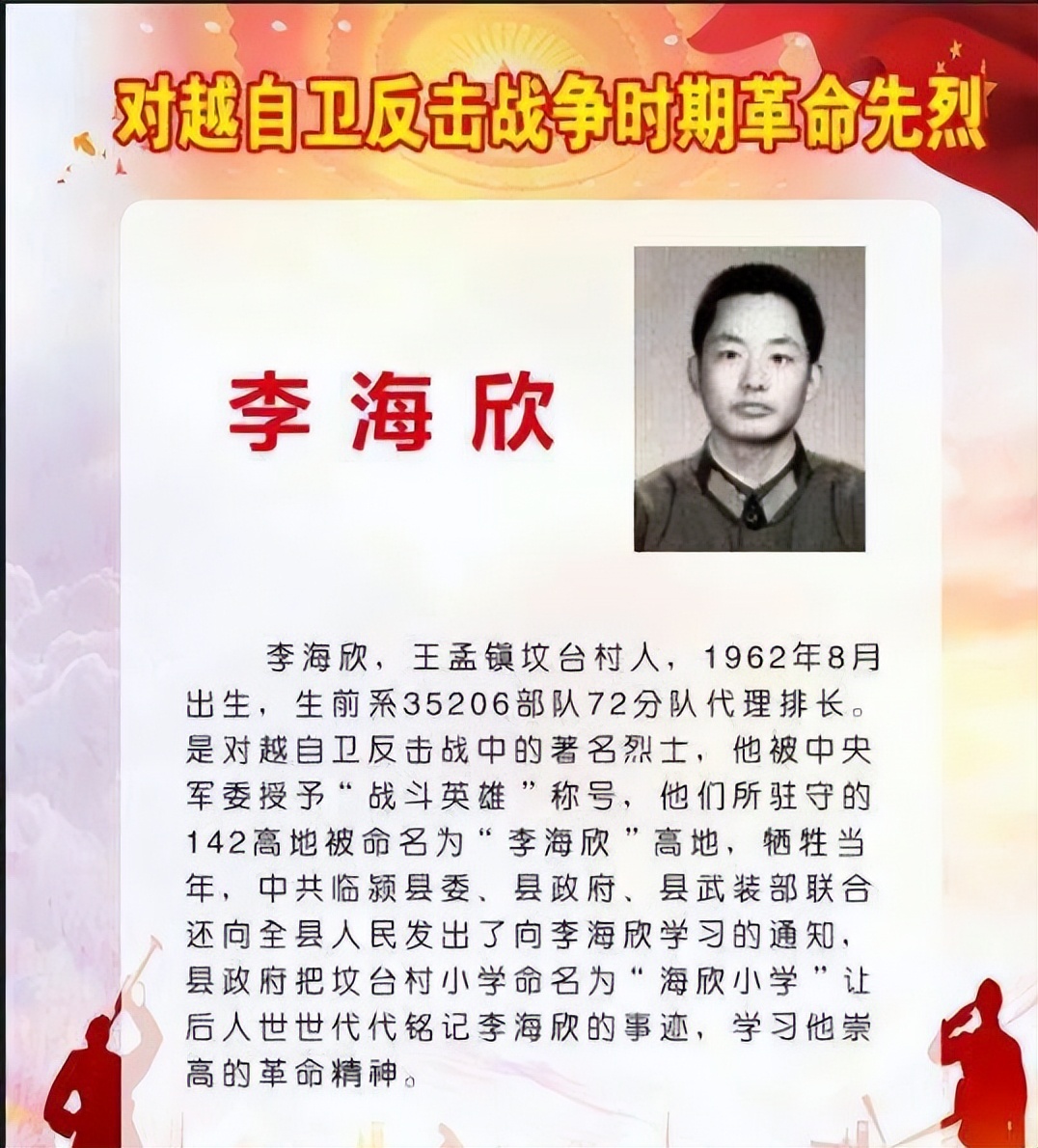 以烈士李海欣命名的高地,遭狂攻10小时,15人对阵400名越军