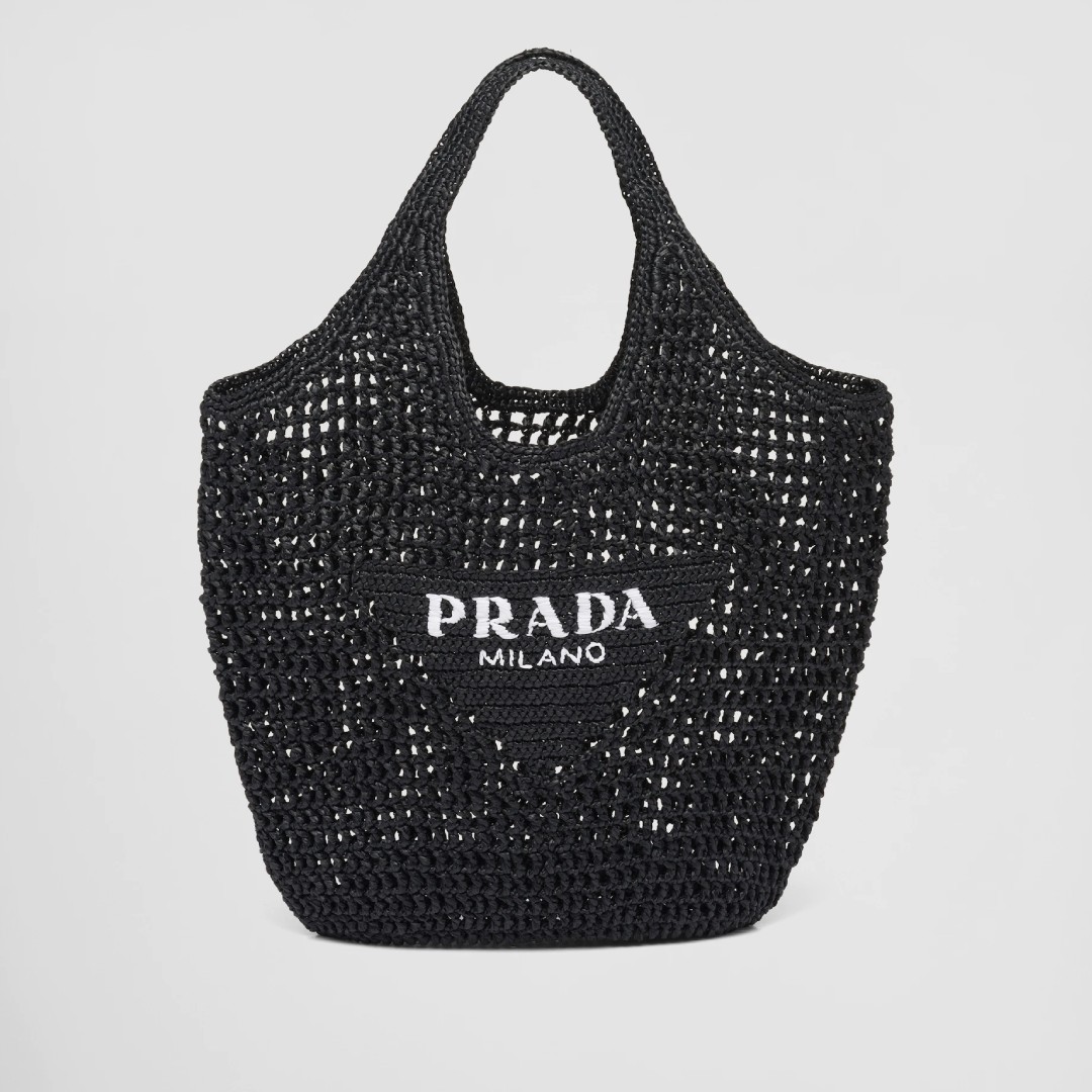 解说|prada 上架2022夏季海滩系列托特包:度假风格编织包