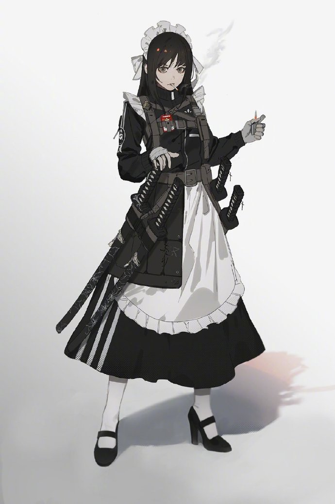 画师大佬笔下全副武装的修女和女仆,物理超度什么的也太帅了吧