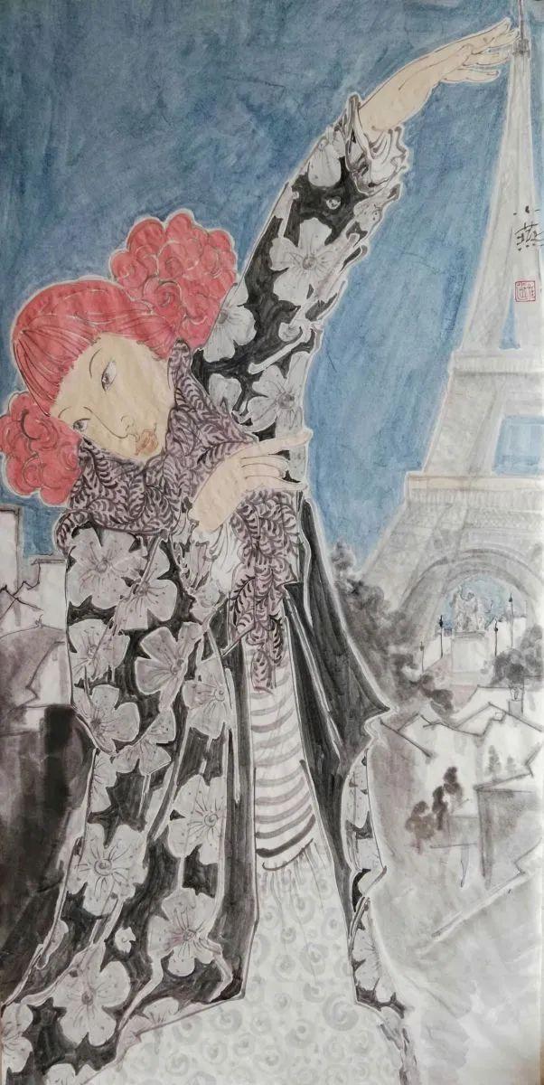 「津门网」孙小燕|画风朴实朴素,笔道泼辣粗犷