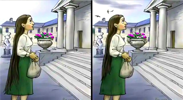 心理测试:以下两张图有几个不同之处?尝试一下你是什么样的人