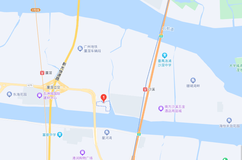 洛溪环岛路规划图图片