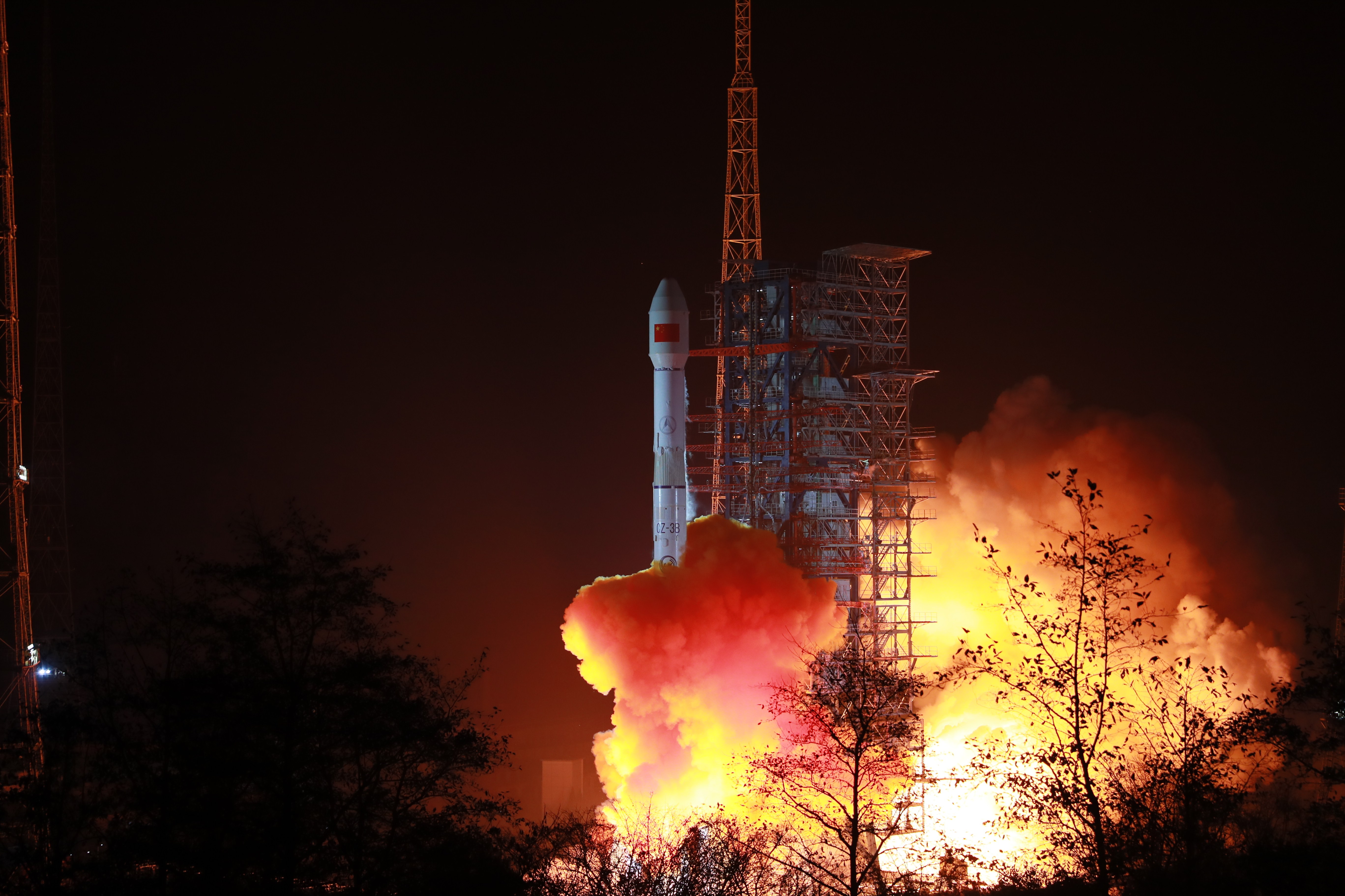 我国成功发射天通一号03星 中国航天发射迎来2021年开门红(3)