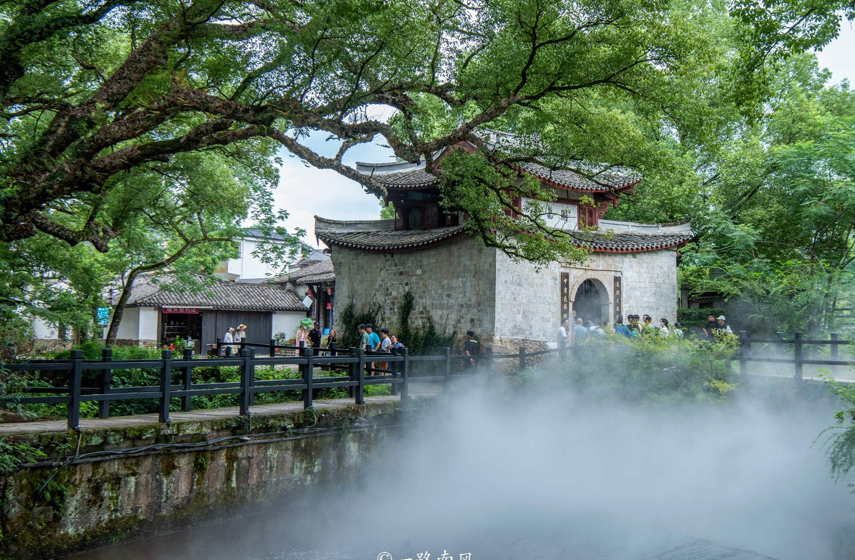 丽水古堰画乡真美啊,青山绿水古村古巷古码头,仿佛行走在仙境里