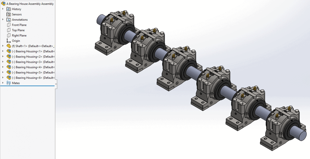 solidworks中提高大型裝配性能part1—軸承,電機部分