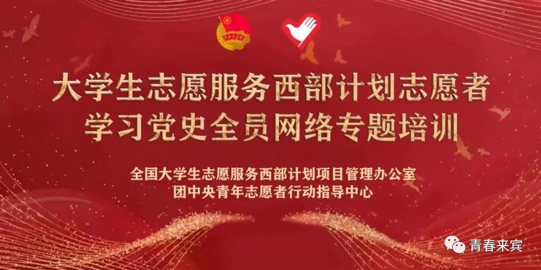 学党史 强信念 跟党走丨来宾大学生西部计划志愿者积极参加学习党史