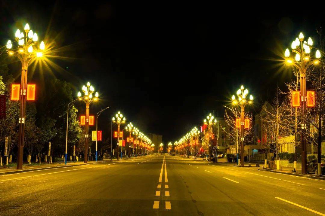 越西县夜景图片