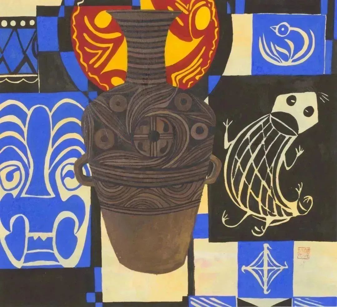 定西女性马家窑文化美术创作展在福州开展