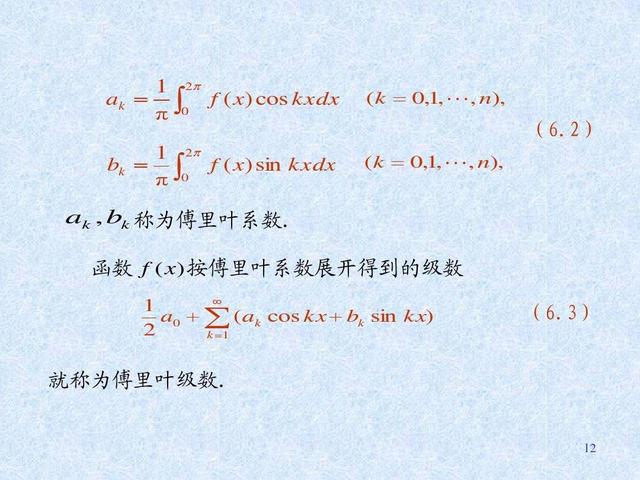 傅里叶级数展开公式