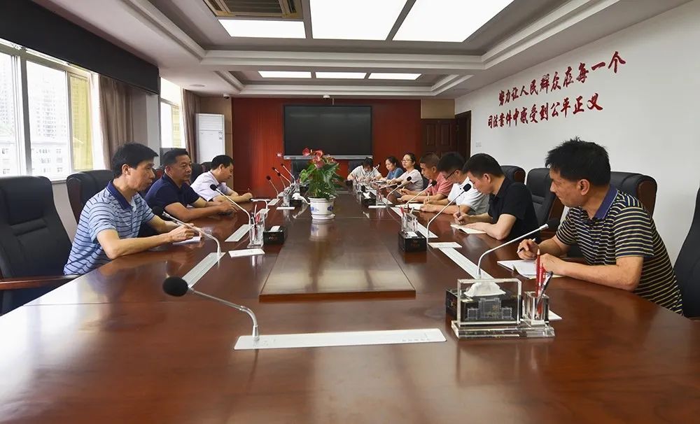 【一线督导调研】县政法委书记徐小明到顺昌法院调研督导队伍教育整顿