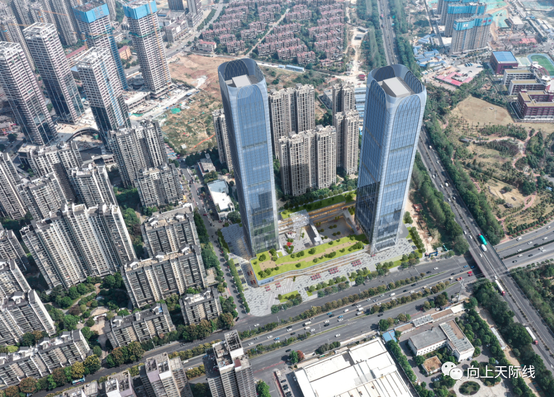 220米 203米!长沙"中欣时代广场"盛大开工!