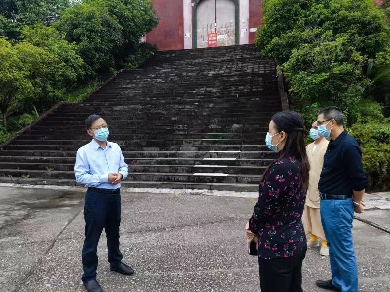 「同心抗疫」大竹县委常委,统战部部长庞启来督查宗教场所疫情防控