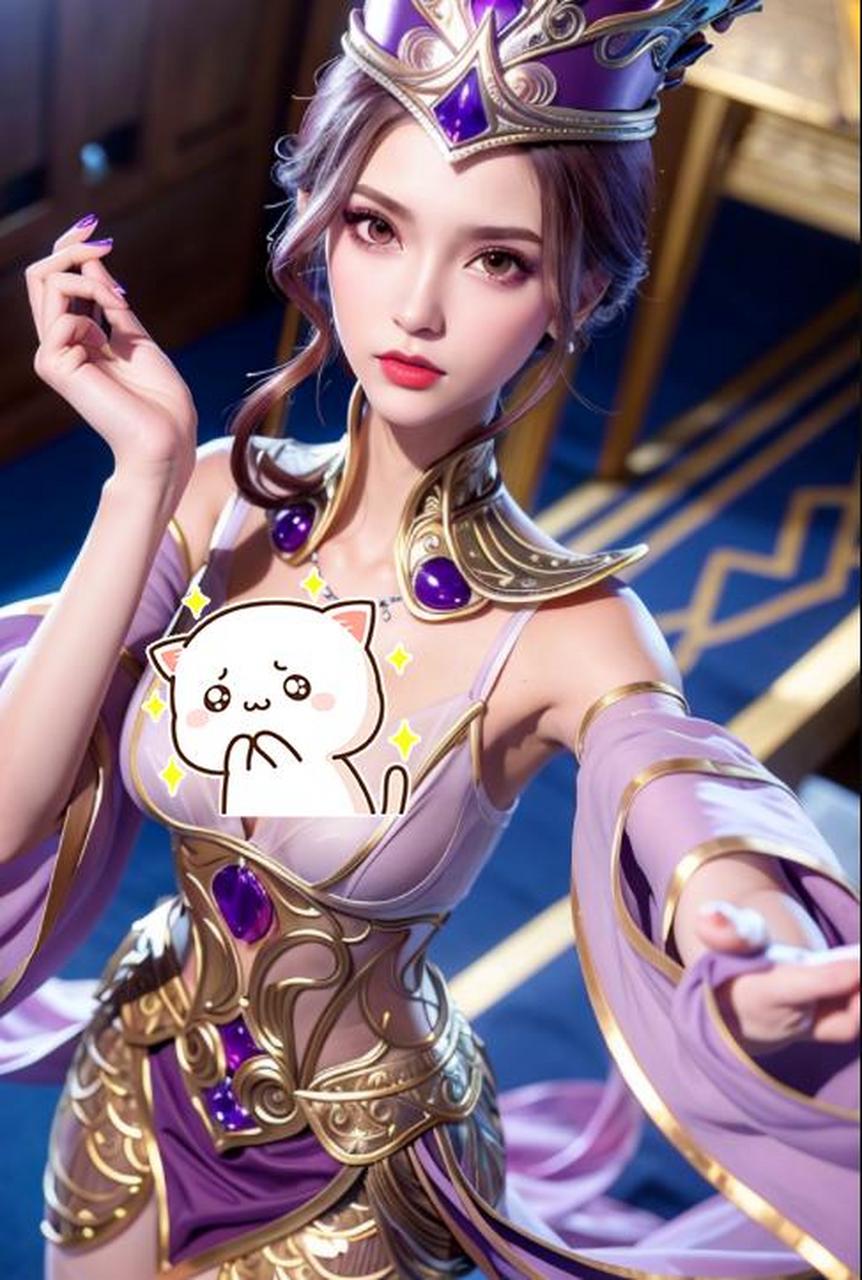 斗罗大陆:比比东cos,完美女神高贵气质,肤白貌美武魂帝国  斗罗大陆