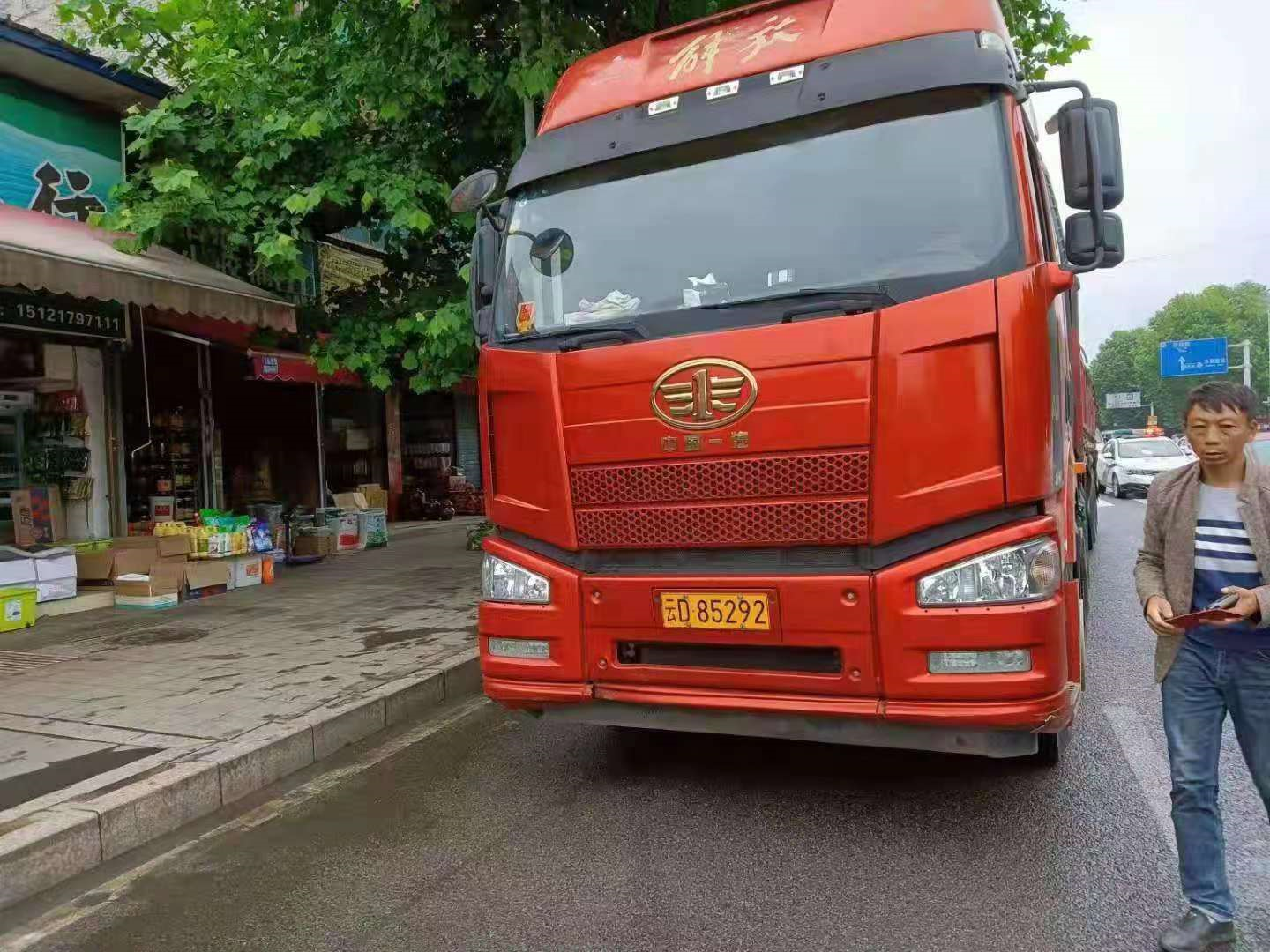 六盘水交警:直属一大队开展"大货车"专项整治