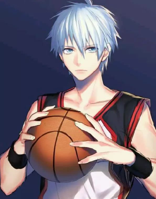 爱运动,爱打篮球的热血小哥,白色的头发特别引人注目.