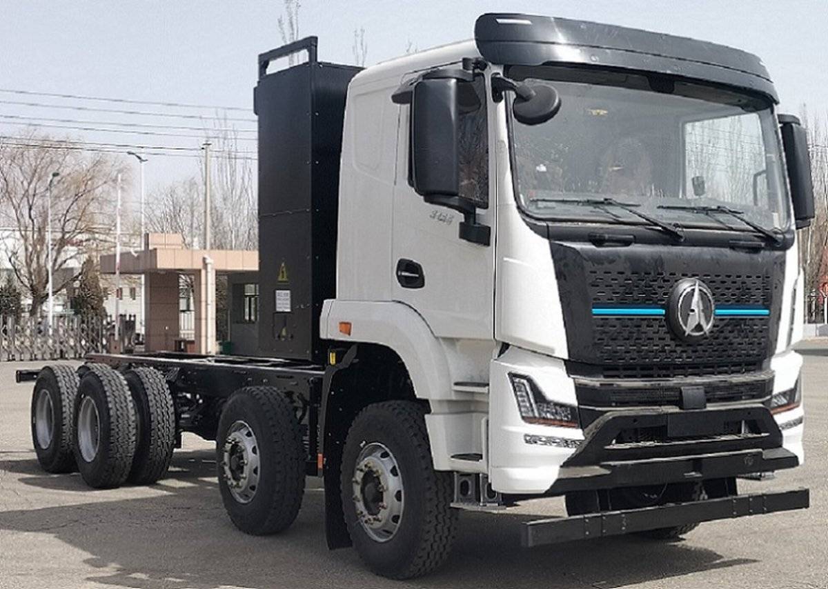 不止是全新造型!北奔重卡迎大改款,新能源自卸重卡登场