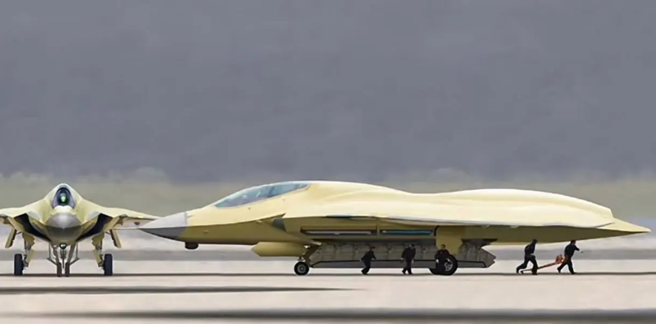 意外暴露中国六代机?网传无尾飞机照片:真是空军六代机吗?
