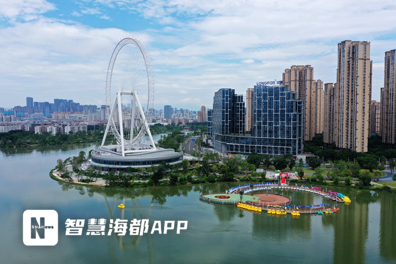 福州新增"网红"打卡点!晋安湖游线正式开通试营业