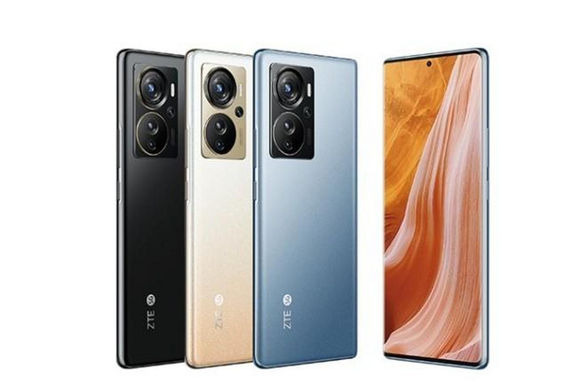 中兴axon40 pro手机,外观设计比较方正大气,拥有浓厚的商务风格.