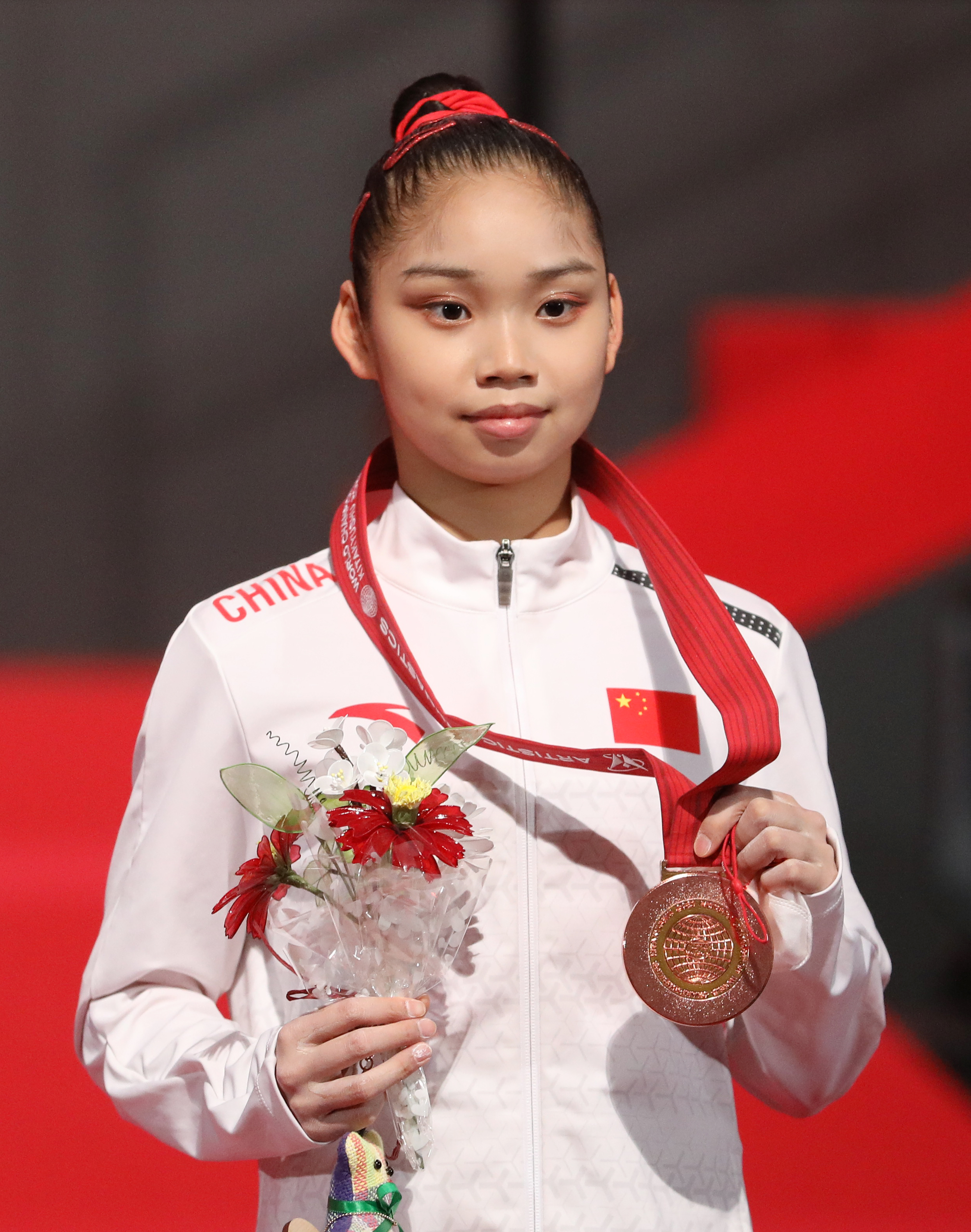 体操——世锦赛高低杠决赛:罗蕊获季军