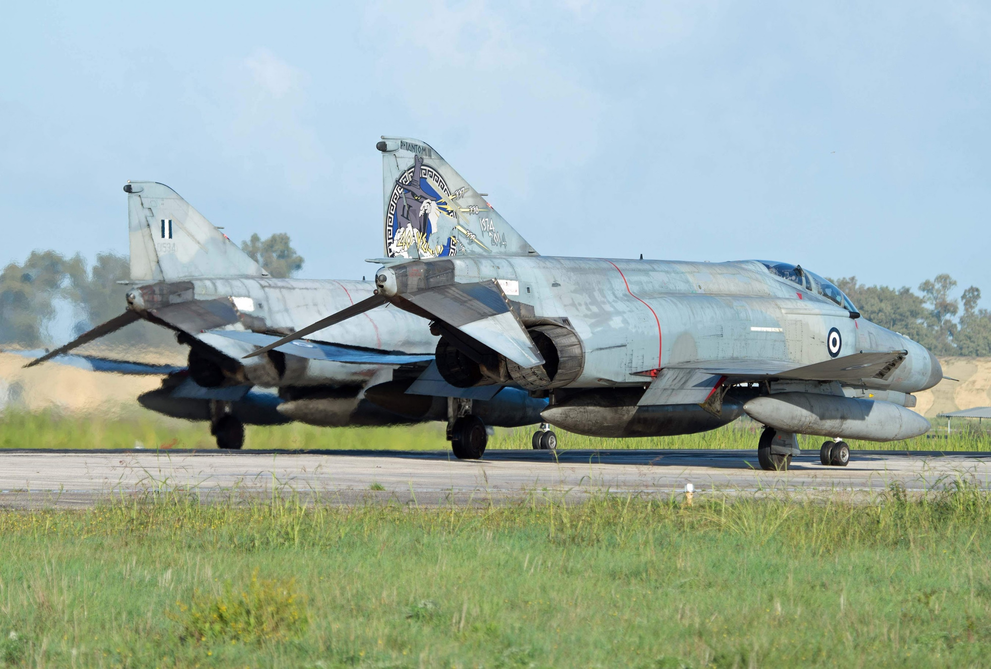 希腊空军"鬼怪"f-4e战斗机2019年联训(87图)