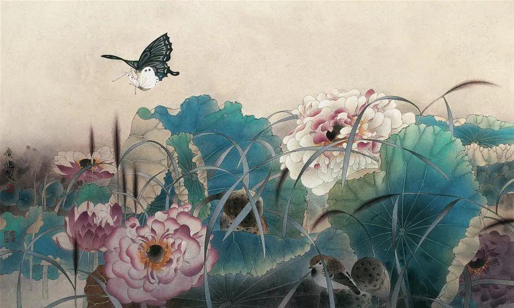 「津门网」荷花专辑|贾广健:画家眼里出荷花